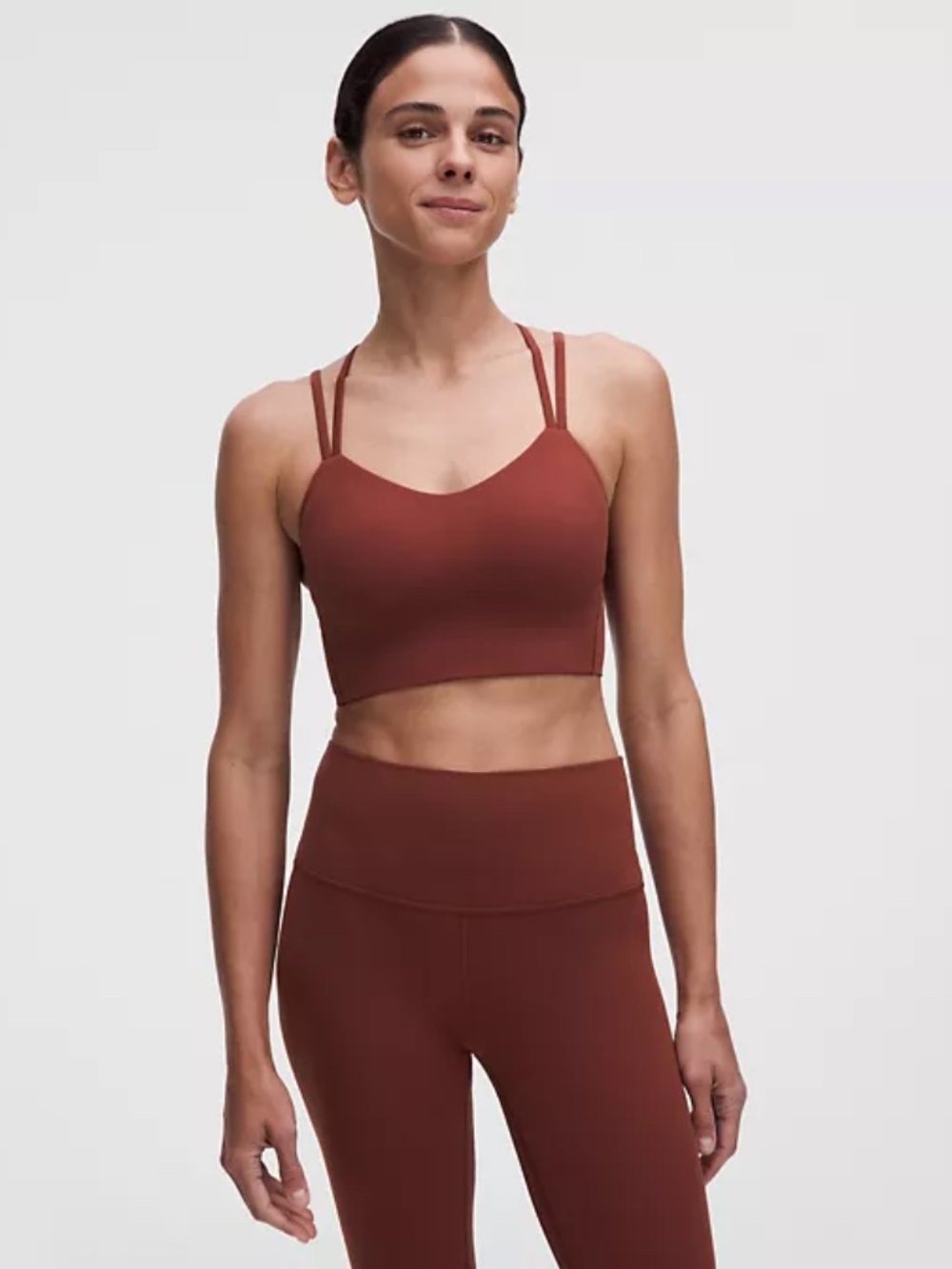 Lululemon Like a Cloud Longline Bra *Light Support B/C – Cranberry Charm Sz 8